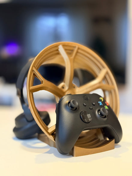 Wydruk podstawki pod pada do konsoli Xbox Series X na wzór felgi Nismo